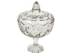 Bonbonnière Orchidée Gravée 15cm.