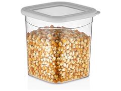 Boîte Alimentaire Carrée Élégante Transparente 90cl