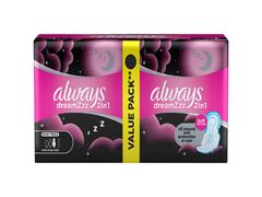 Serviettes Hygiéniques Maxi Thick Extra-Long Night Always 14 unités.