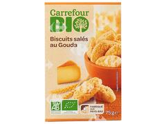 Biscuits Salé au Gouda Carrefour Bio 75g