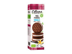 Mini Biscuit Fourré Vanille sans Gluten Celiane 125g.