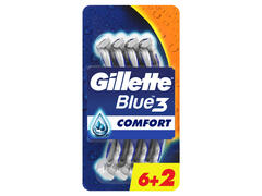 Rasoirs Jetables Blue 3 Comfort Gillette 6 unités +2 Gratuits