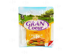 Cheddar Orange en Tranches Grand Cœur 100g.