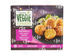 Falafels aux Pois Chiches et Légumes Carrefour Veggie 30x500g.