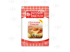 Emmental en Tranches Paysan Breton 160g