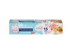 Sacs Congélation Zip Moyen Chikipak 15 unités.