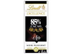 Tablette de Chocolat Noir 85% Cacao Lindt Excellence 100g