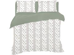 Set de Draps Microfibre Beige Fleur Kasa 260x280cm