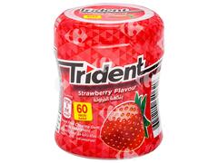 Chewing-Gum Fraise sans Sucres Trident 60 unités