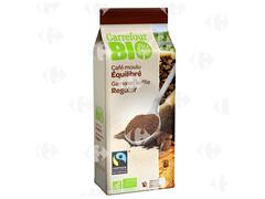Café Moulu Équilibré Carrefour Bio 250g.