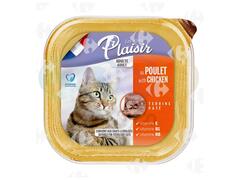 Pâtée Chat Adulte Poulet Plaisir 100g