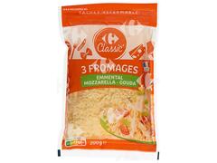Mélange de 3 Fromages Râpés Carrefour 200g