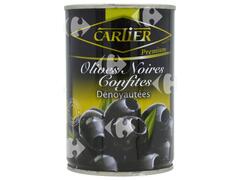 Conserve d'Olives Noires Dénoyautées Cartier 180g.