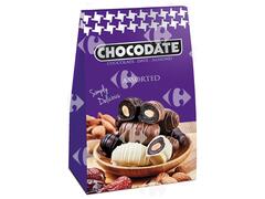Assortiment Chocolat Noir, Blanc et au Lait Chocodate 150g