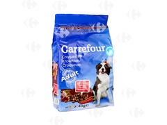 Croquettes au Boeuf pour Chiens Adultes Carrefour 4kg