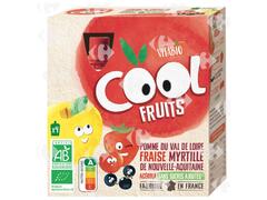 Gourde Cool Fruits Pomme Fraise Myrtille Acérola Bio Vitabio 4x90g