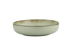 Assiette Creuse en Porcelaine Vert 20cm