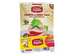 Pack Duo de Jambon de Dinde Fumé - Charcuterie - Jayda 2x80g