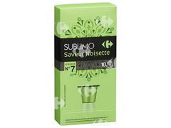 Café en Capsules Saveur Noisette Carrefour N7x10