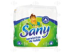 Sany Papier Serviettes de Table 60 pièces.
