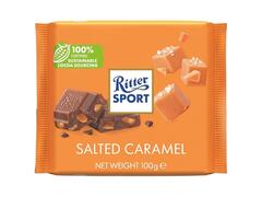 Tablette de Chocolat Caramel Salé Ritter Sport 100g