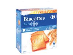 Biscottes au Froment Carrefour 300g