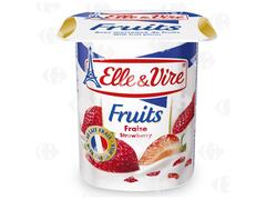 Dessert Lacté Fraise Elle Et Vire 125g