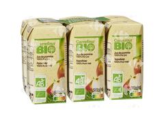Jus de Pomme Bio 100% Pur Jus Carrefour Bio 6x20cl