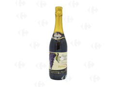 Vin Rouge Mousseux Sans Alcool Raisin Donneli 75cl