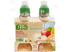 Pack Nectar Bio Multifruits Carrefour Bio 4x20cl.