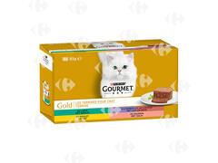 Terrines pour Chats 4 Saveurs Gold Gourmet 4x85g