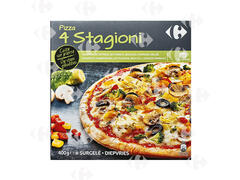 Pizza 4 Saisons Cuite Sur Pierre Carrefour 400g