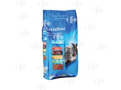 Croquettes au Bœuf, Foie et aux Légumes pour Chats Adultes Carrefour 2kg