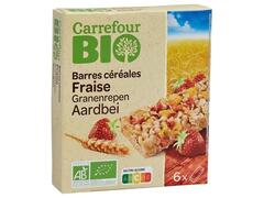 Barres Céréales Bio Fraise Carrefour Bio 138g