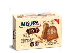 Biscottes au Blé Entier Misura 320g