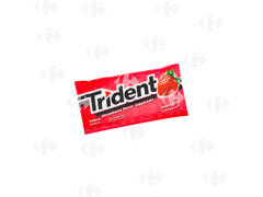 Chewing-Gum Fraise sans Sucres Trident 5 unités