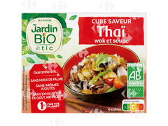 Bouillon Cube Saveur Wok Bio Jardin Bio 6x11g