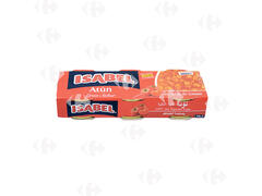 Pack de Trois Conserves de Thon à la Sauce Tomate Isabel 80g.