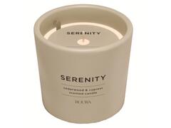 Bougie en Céramique Gris Serenity Cedarwood & Cypress 250g