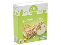 Barres de Céréales Saveur Pomme Verte Carrefour Classic 126g