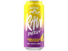 Boisson Énergisante Ananas & Fruit de la Passion RAW Rubicon 500ml