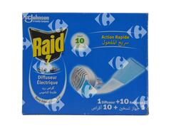 Diffuseur Électrique Anti Volant avec 10 Recharges Raid