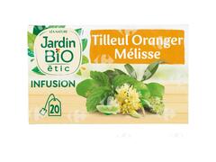 Infusion Détente Oranger et Tilleul Bio Jardin Bio 30g 20 unités