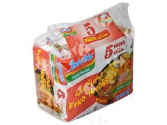 Lot de Nouilles Instantanées Sautées Indomie 5x85g.