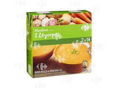 Soupe Moulinée aux 8 Légumes Carrefour 2x30cl