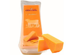 Fromage Cheddar Bloc Orange Grand Coeur 100g