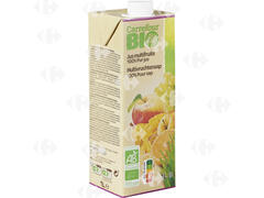 Jus de Fruits Bio Multifruits Carrefour Bio 1L.