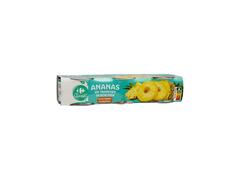 Ananas Tranches au Jus Carrefour Classic 3x225g