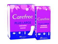 Lot de 2 Packs de Protèges Slip Large Normal Carefree 48 + 20 unités