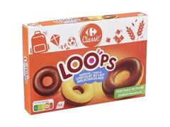 Donuts Chocolat au Lait Loops Carrefour Classic 180g